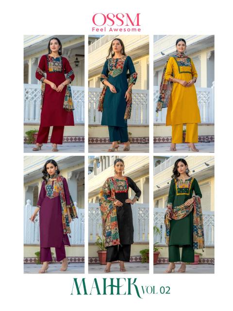 Ossm mahek vol 2 wholesale cotton kurti